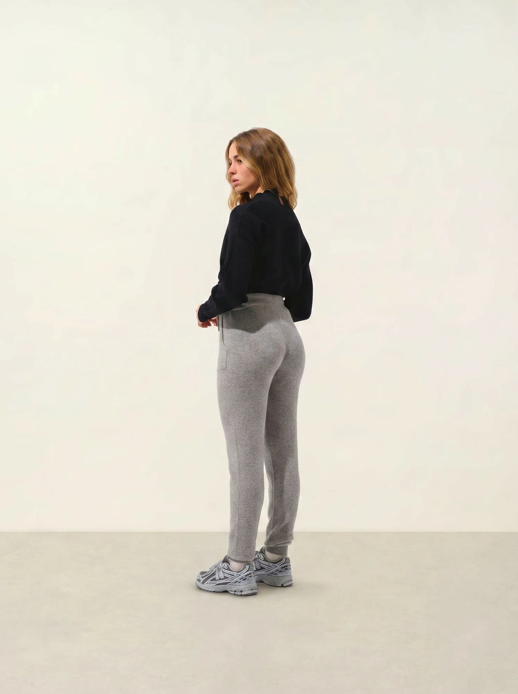 ANIKA jogginghose wolke meliert