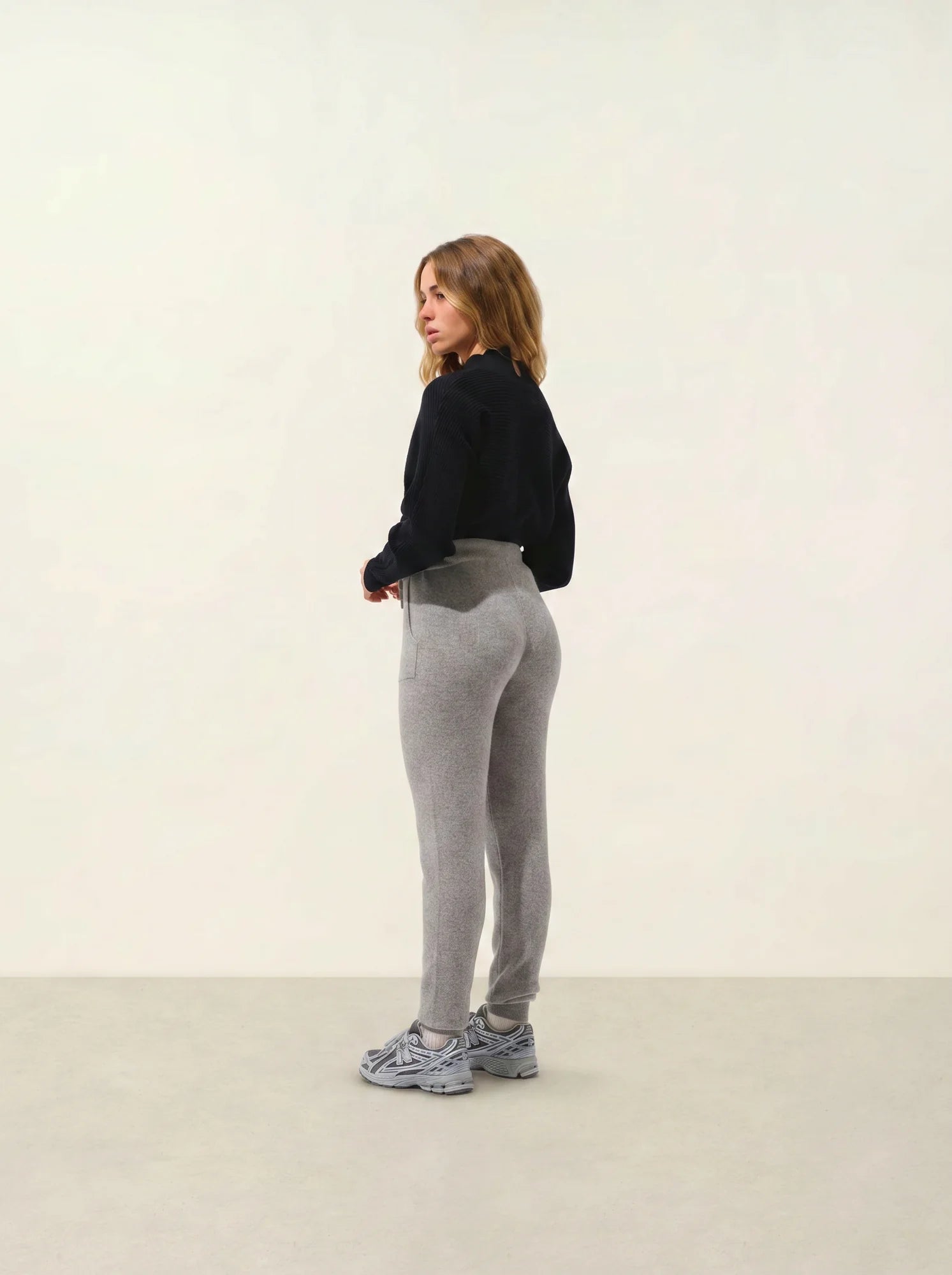 ANIKA jogginghose wolke meliert