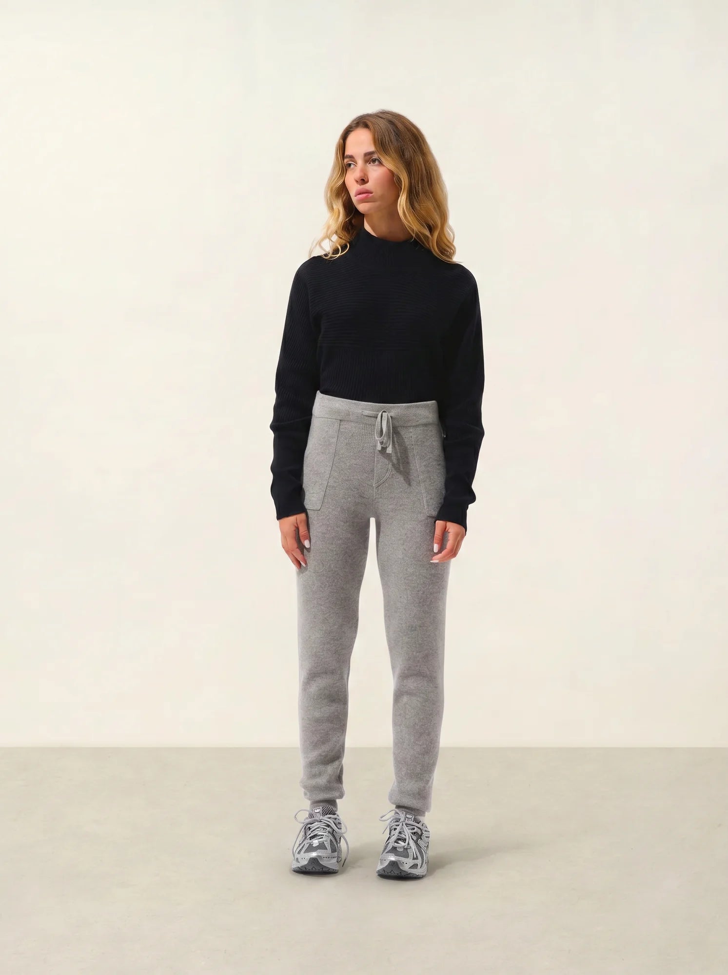 ANIKA jogginghose wolke meliert