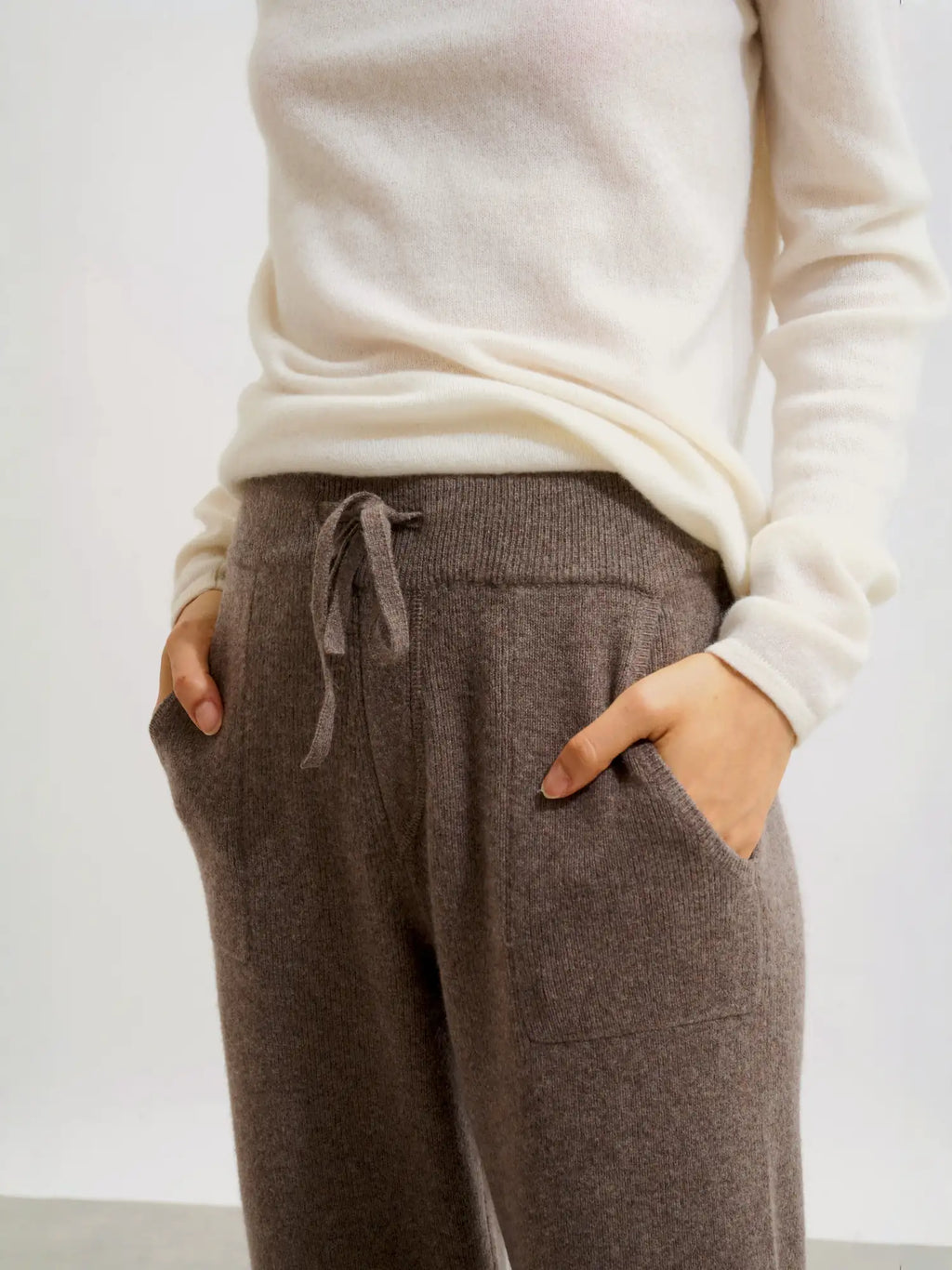 ANIKA jogging taupe chiné