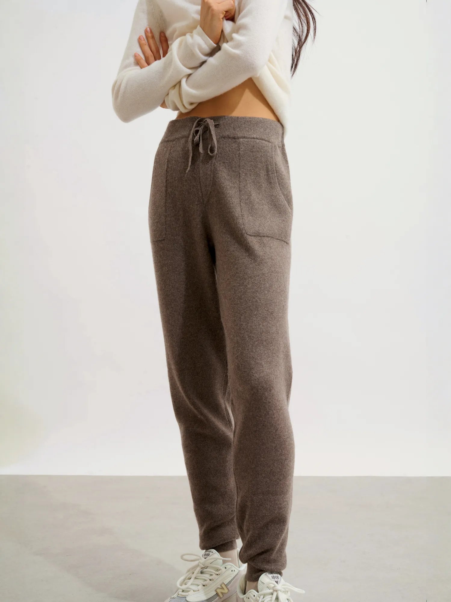 ANIKA jogging taupe chiné