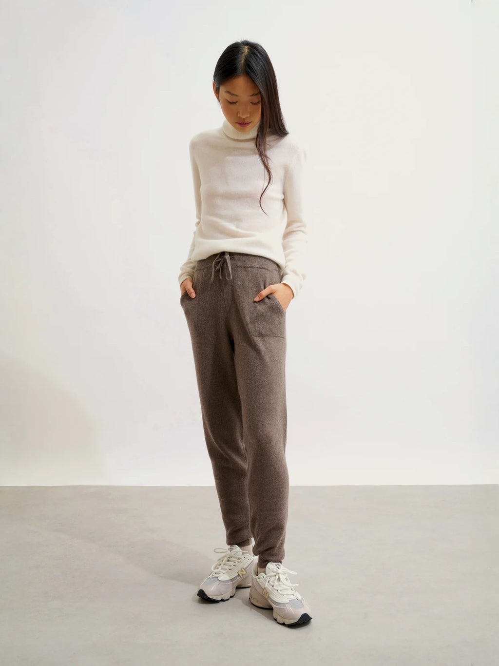 ANIKA jogging taupe chiné