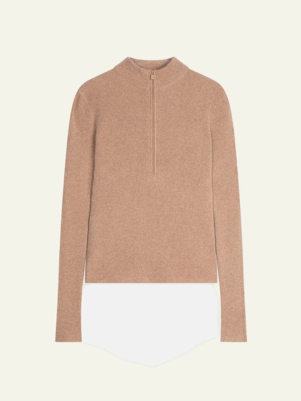 ASTA Sweater Trucker Neck Heather Camel