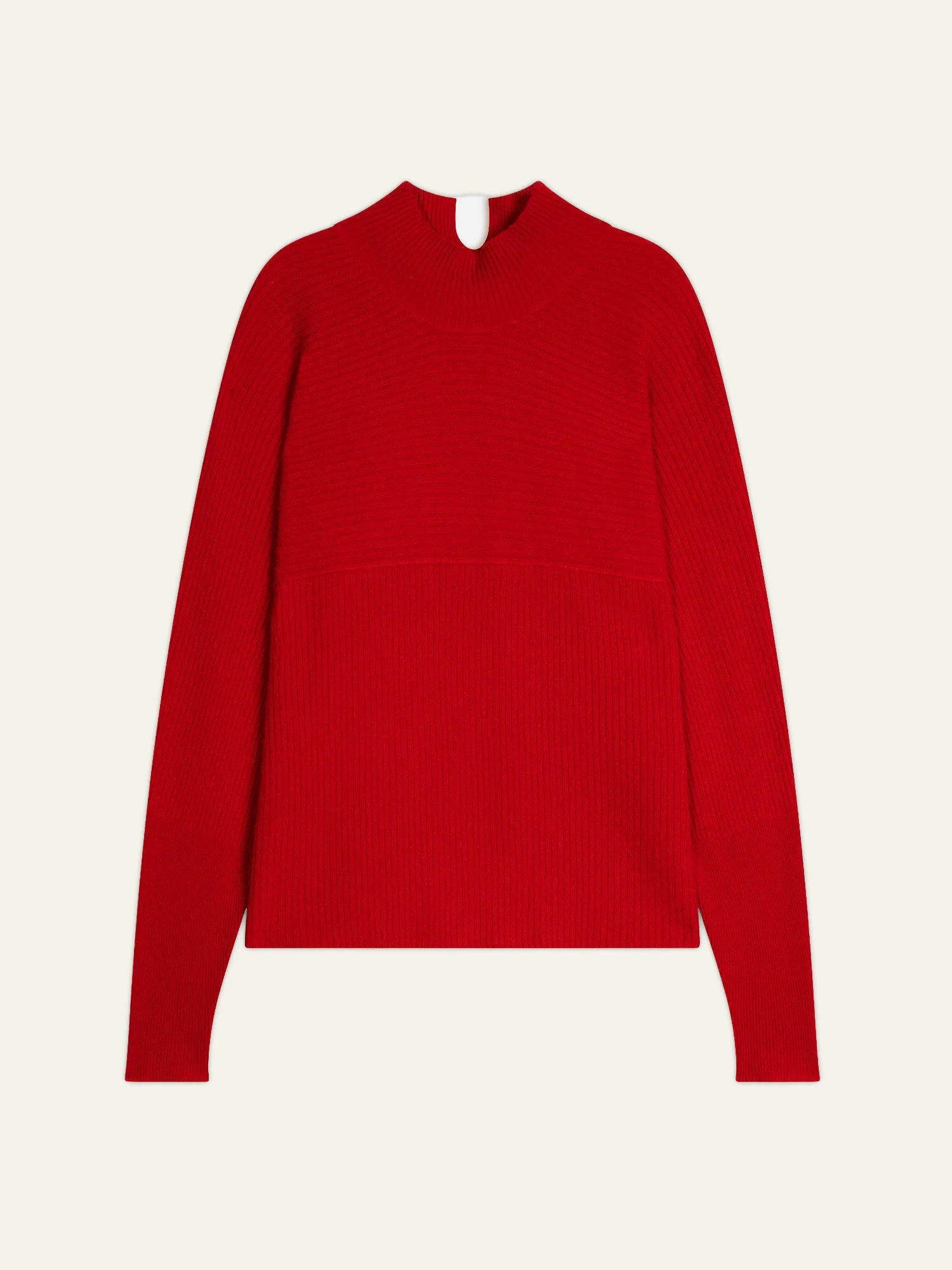 BENEDICTE pullover stehkragen rot