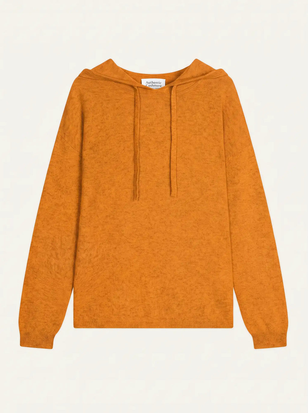 DORTE pullover mit kapuze ocker