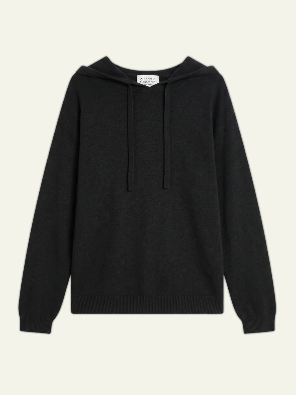 DORTE pullover mit kapuze schwarz