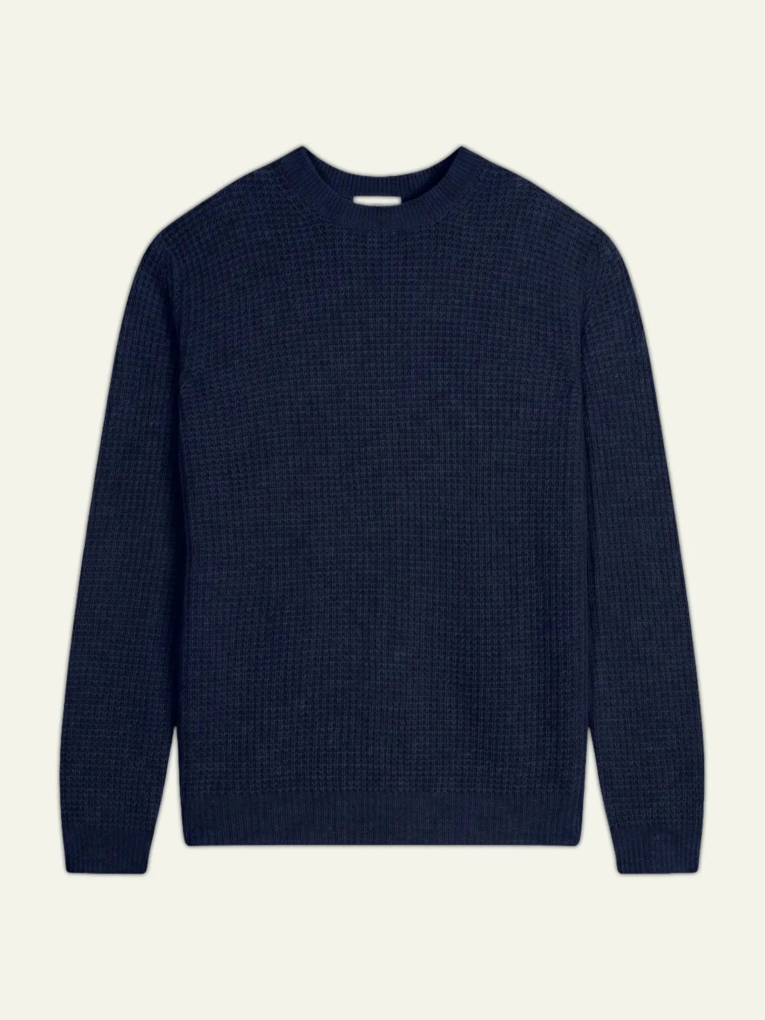 AKSEL pullover rundhalsausschnitt 4-fädig marineblau