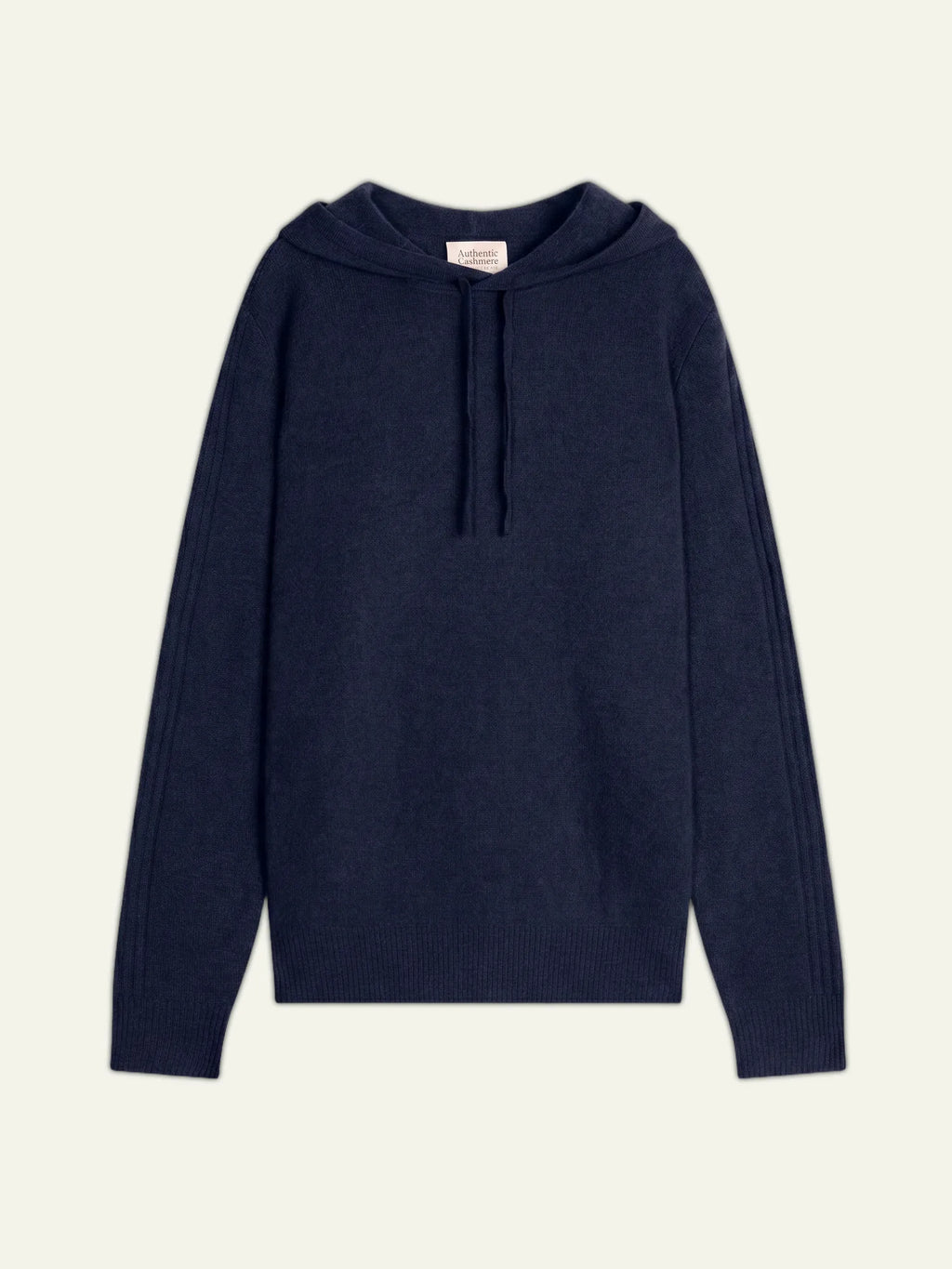 BENDT pull capuche 4 fils bleu marine