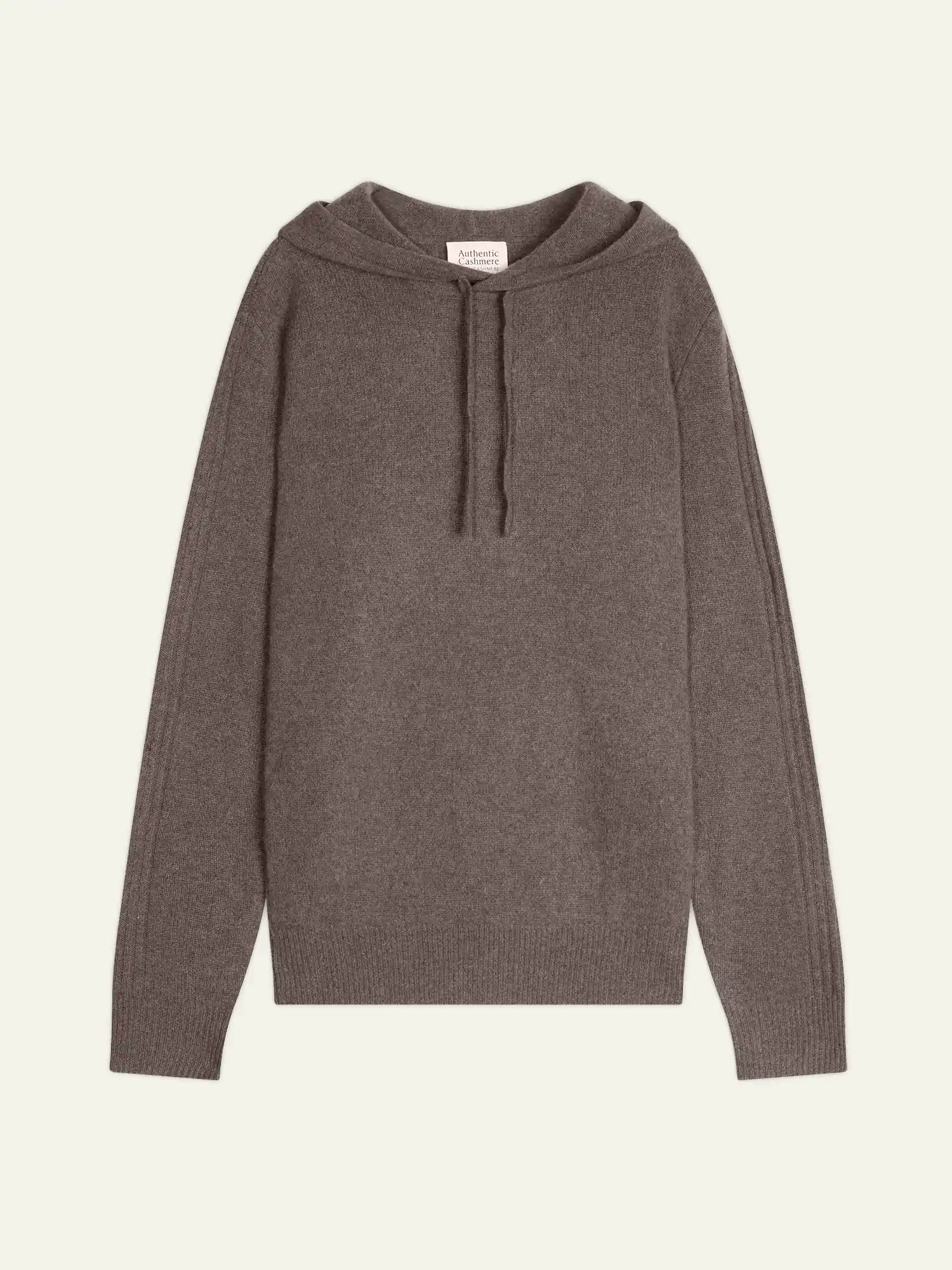 BENDT Sweater Hooded 4 Ply Heather Taupe
