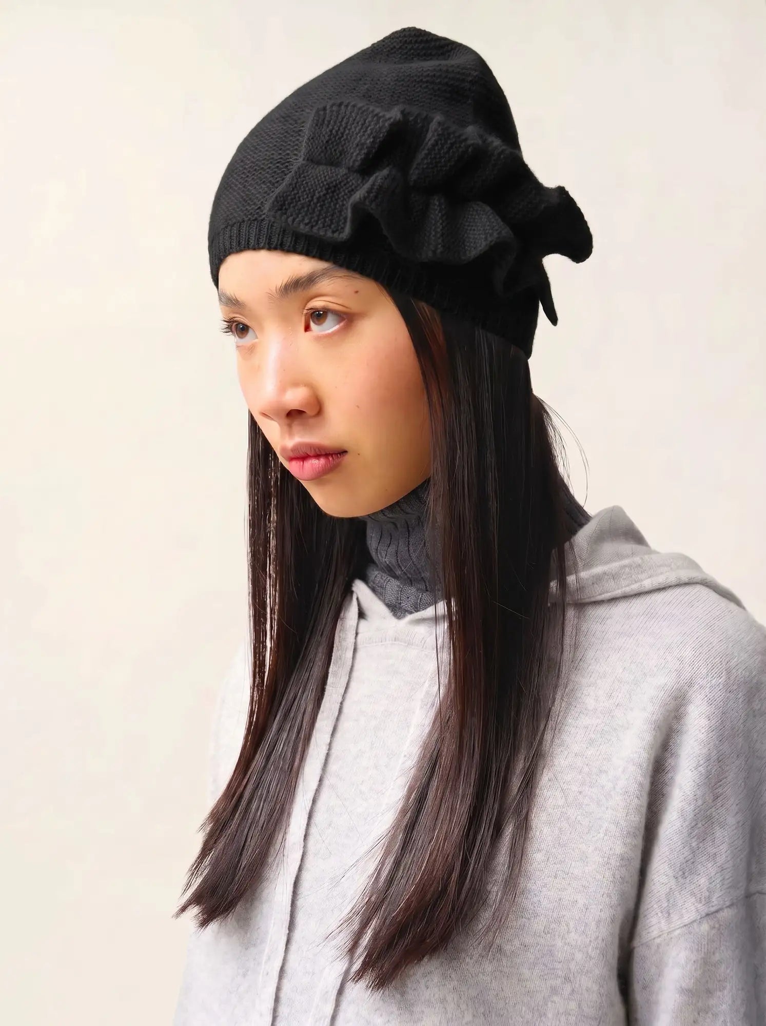 SIME Beanie 4 Ply Black