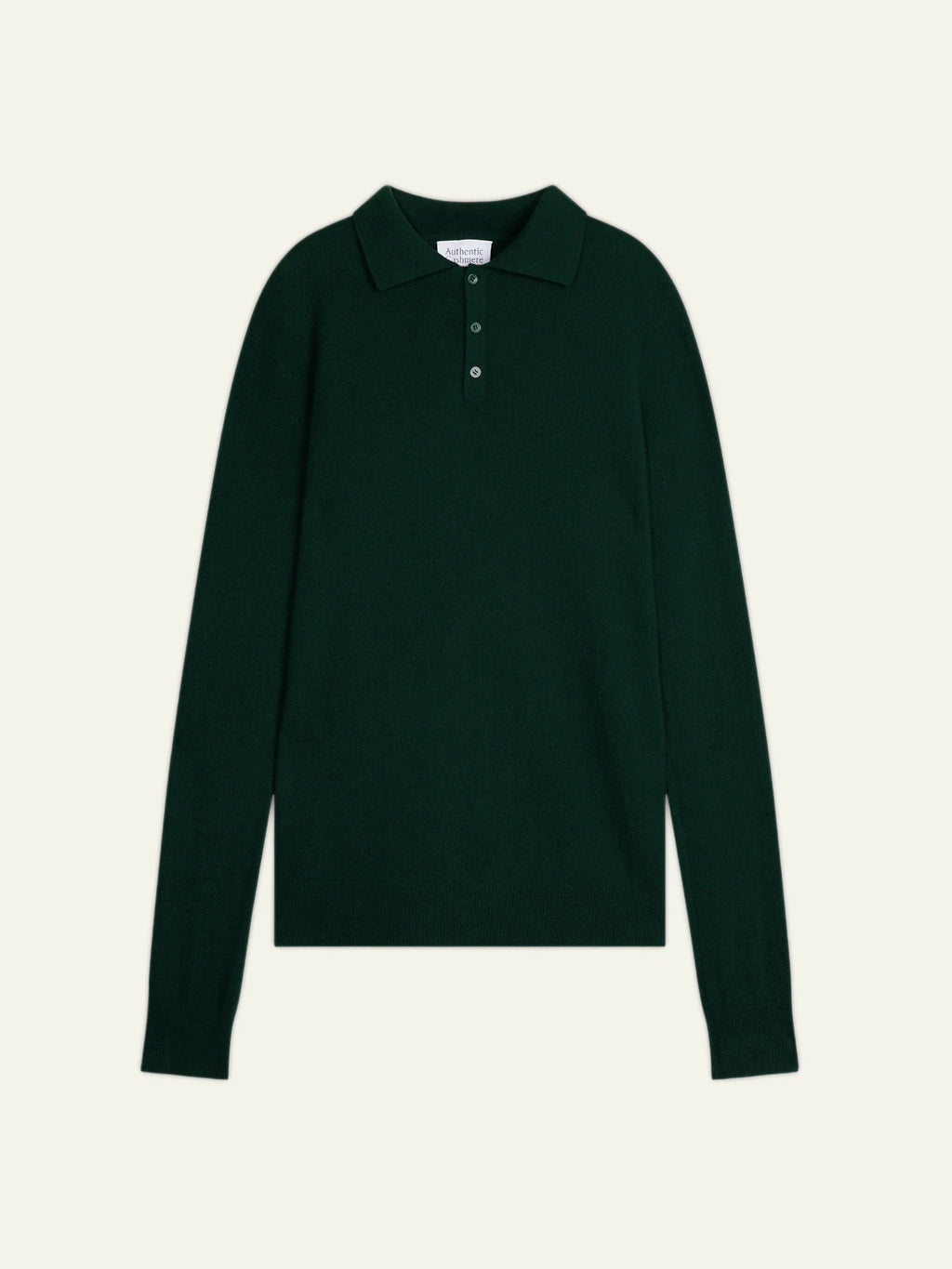 CHARVET polo manches longues cyprès