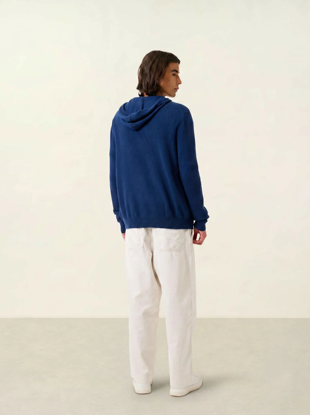 NEURRE gilet zippé capuche minuit