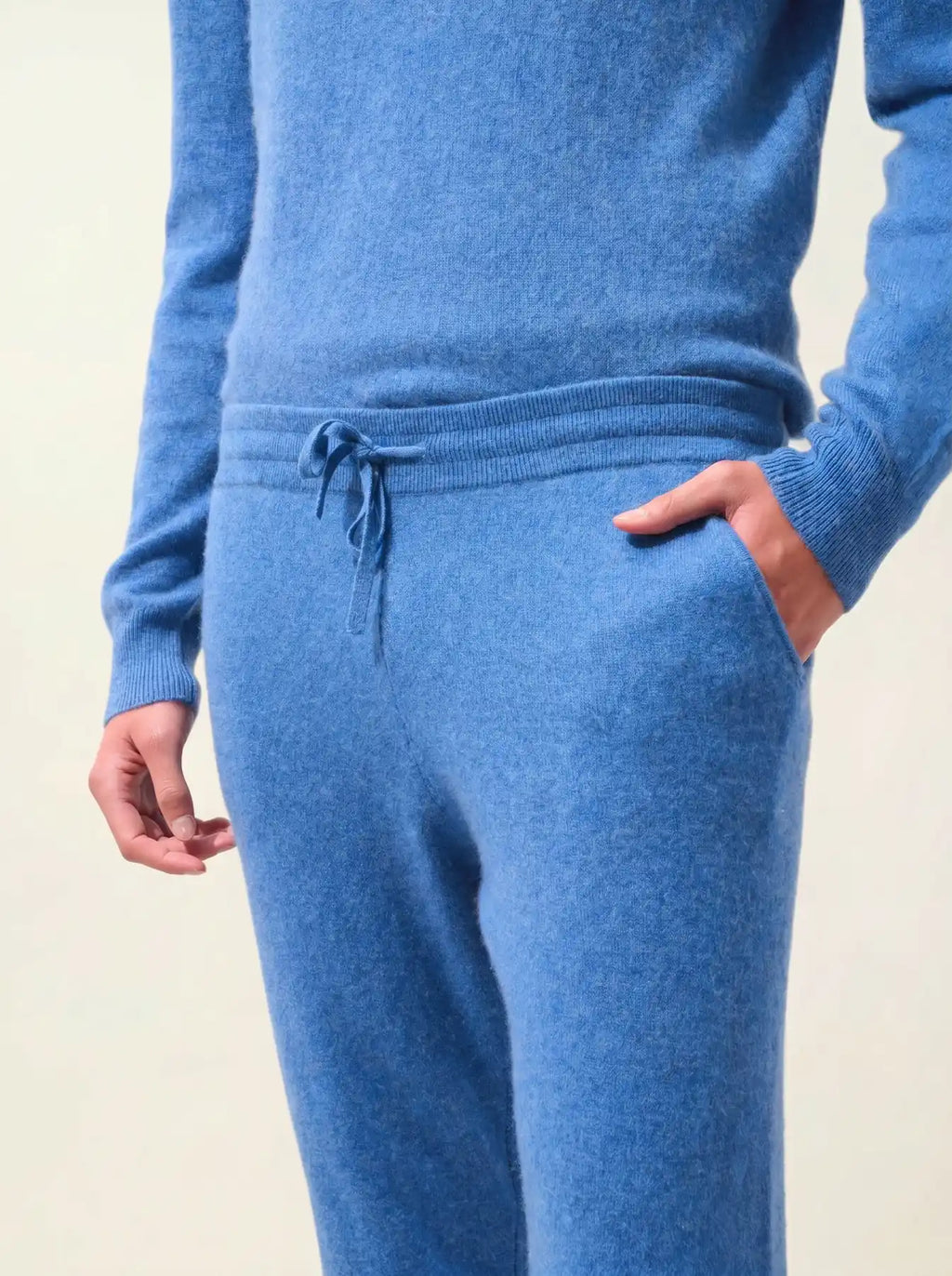 BICHET jogginghose blau denim