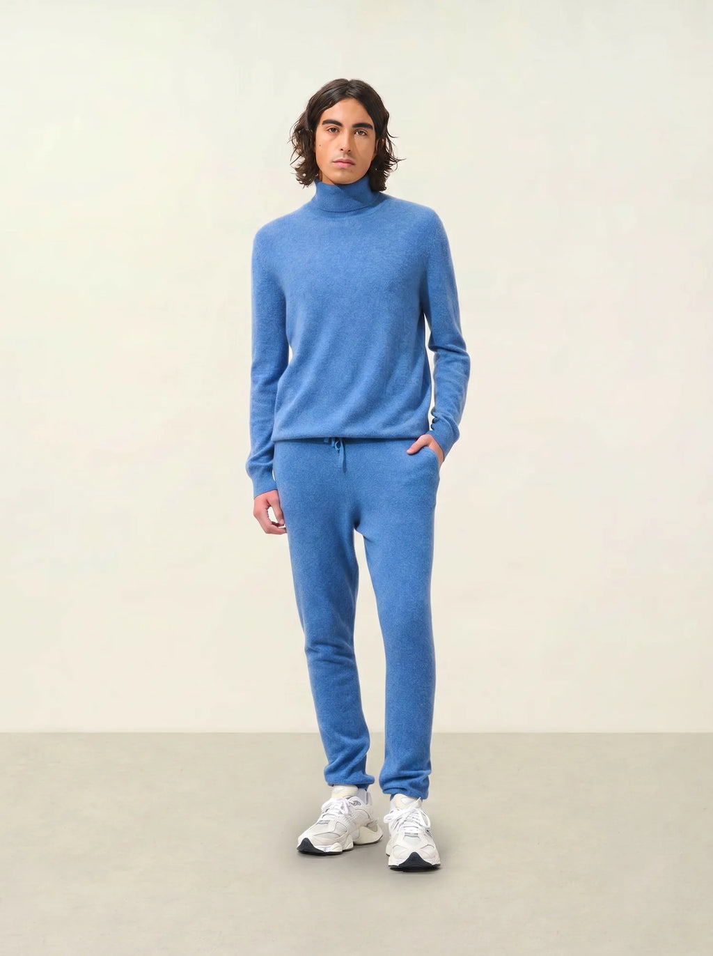 BICHET jogginghose blau denim