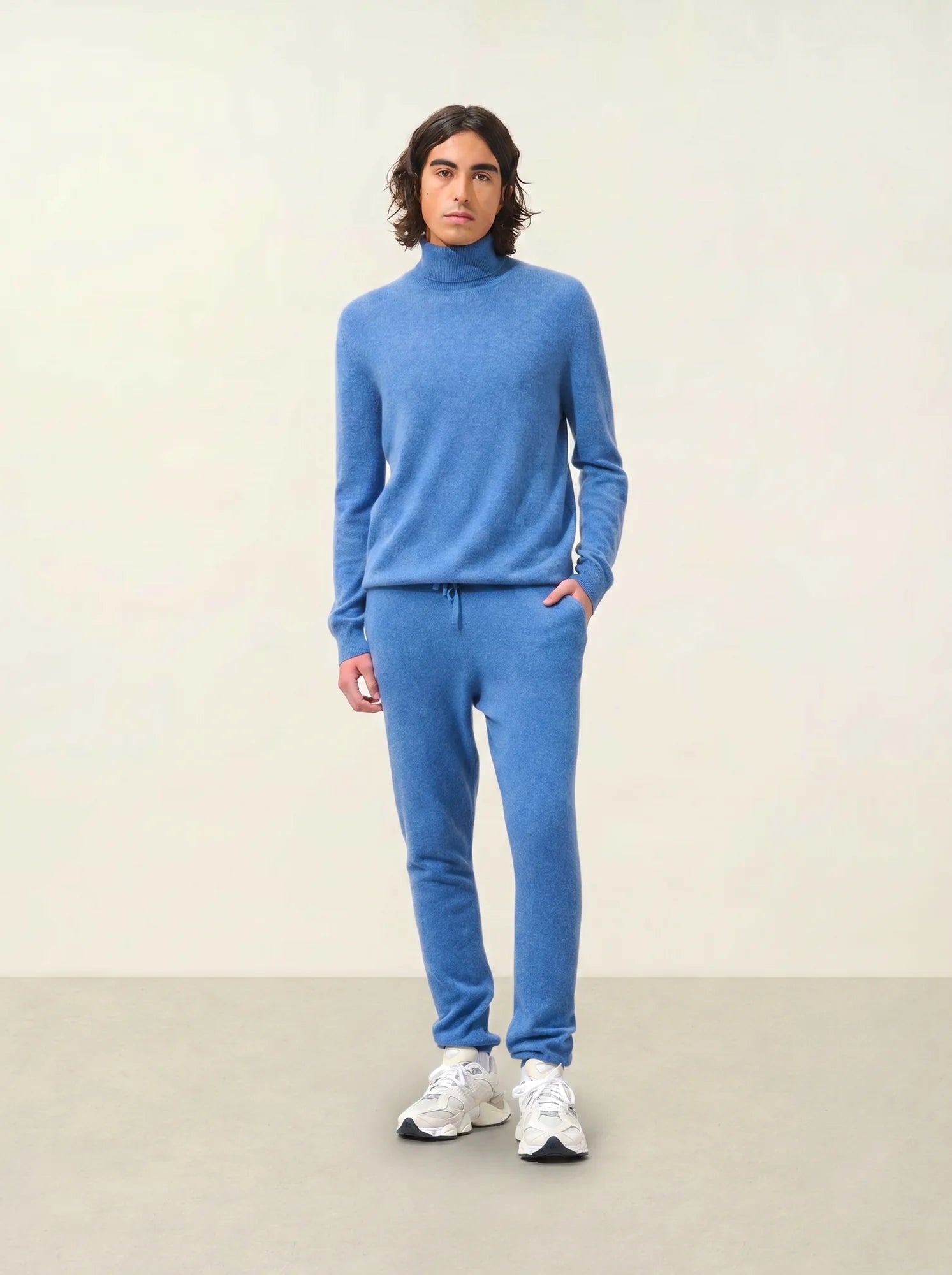 BICHET jogginghose blau denim