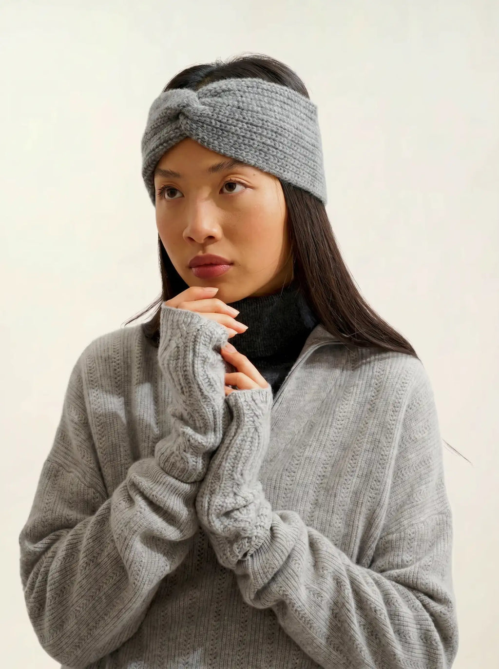 RISTO bandeau 8 fils flanelle chiné