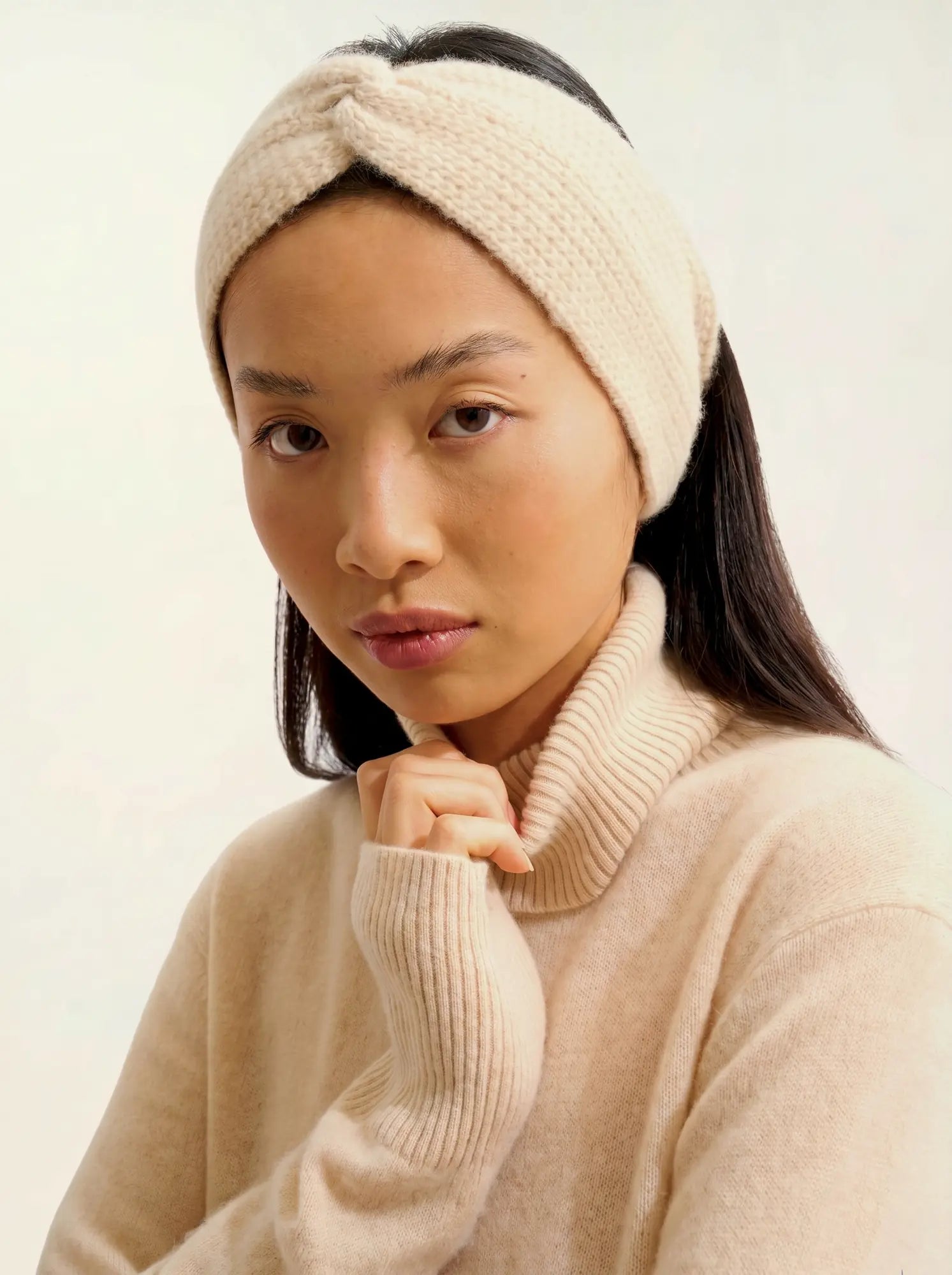 RISTO headband 8 ply sand