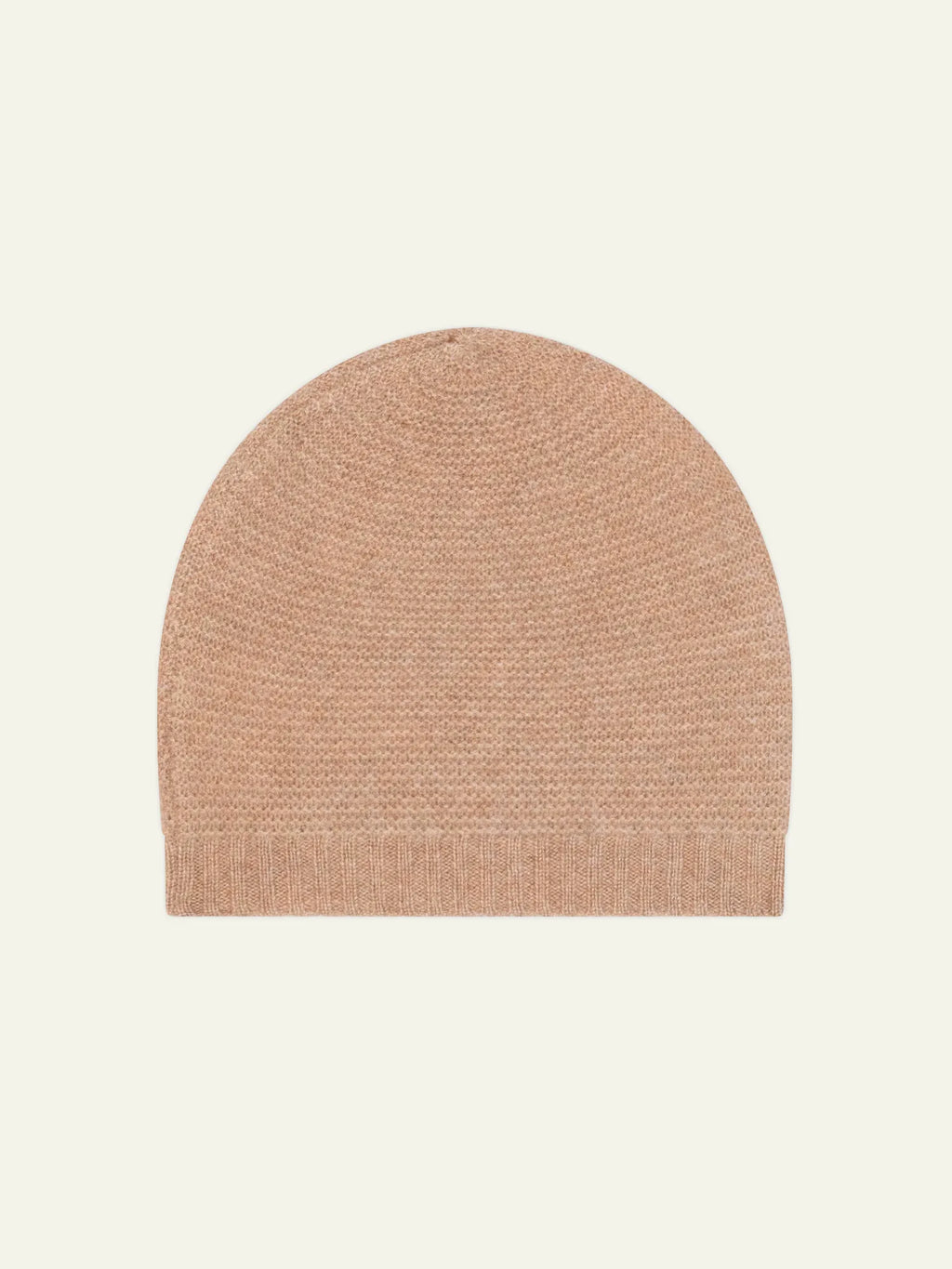 STEFANA Bonnet 4 Fils Camel Chiné
