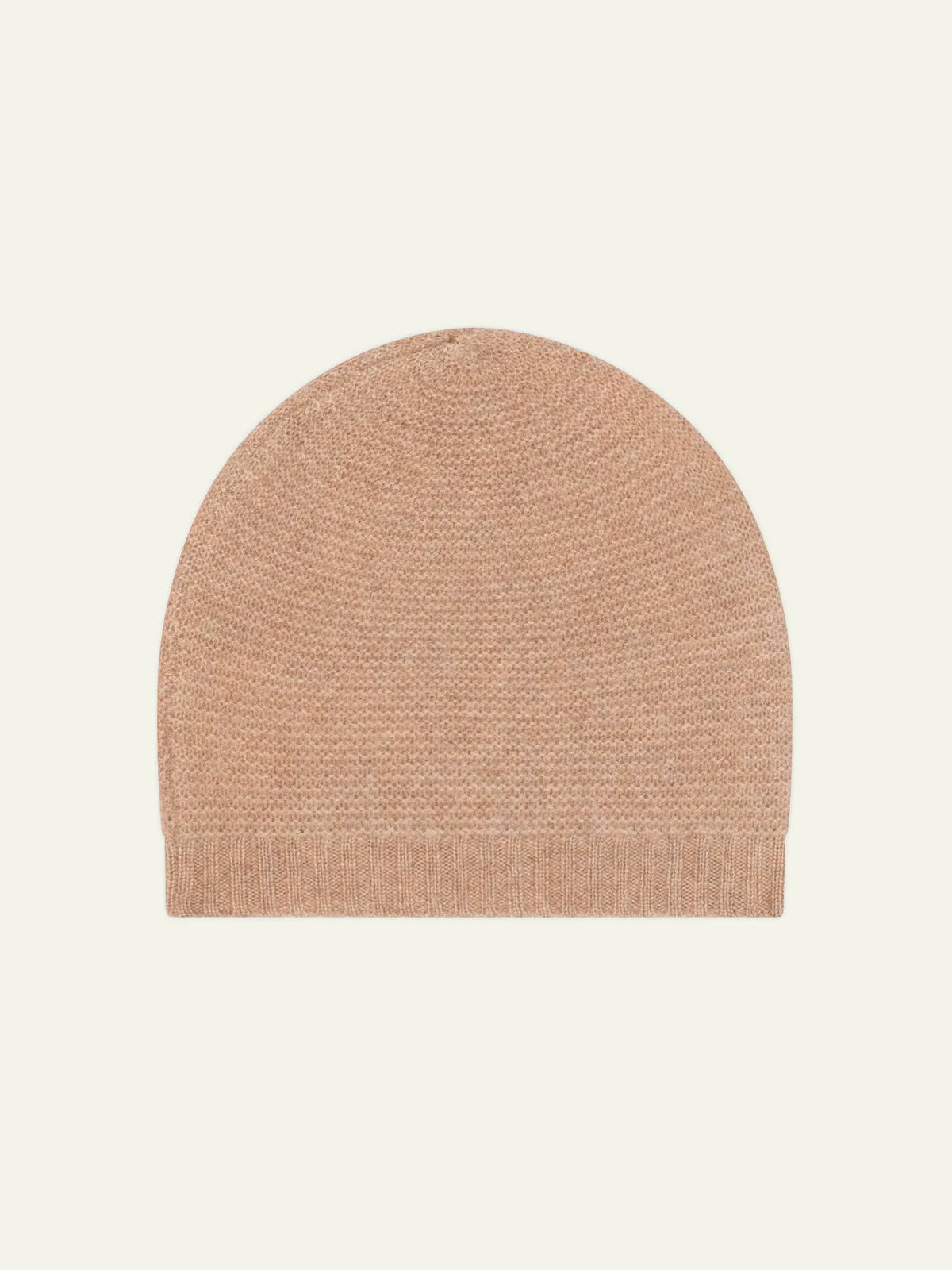 STEFANA Bonnet 4 Fils Camel Chiné