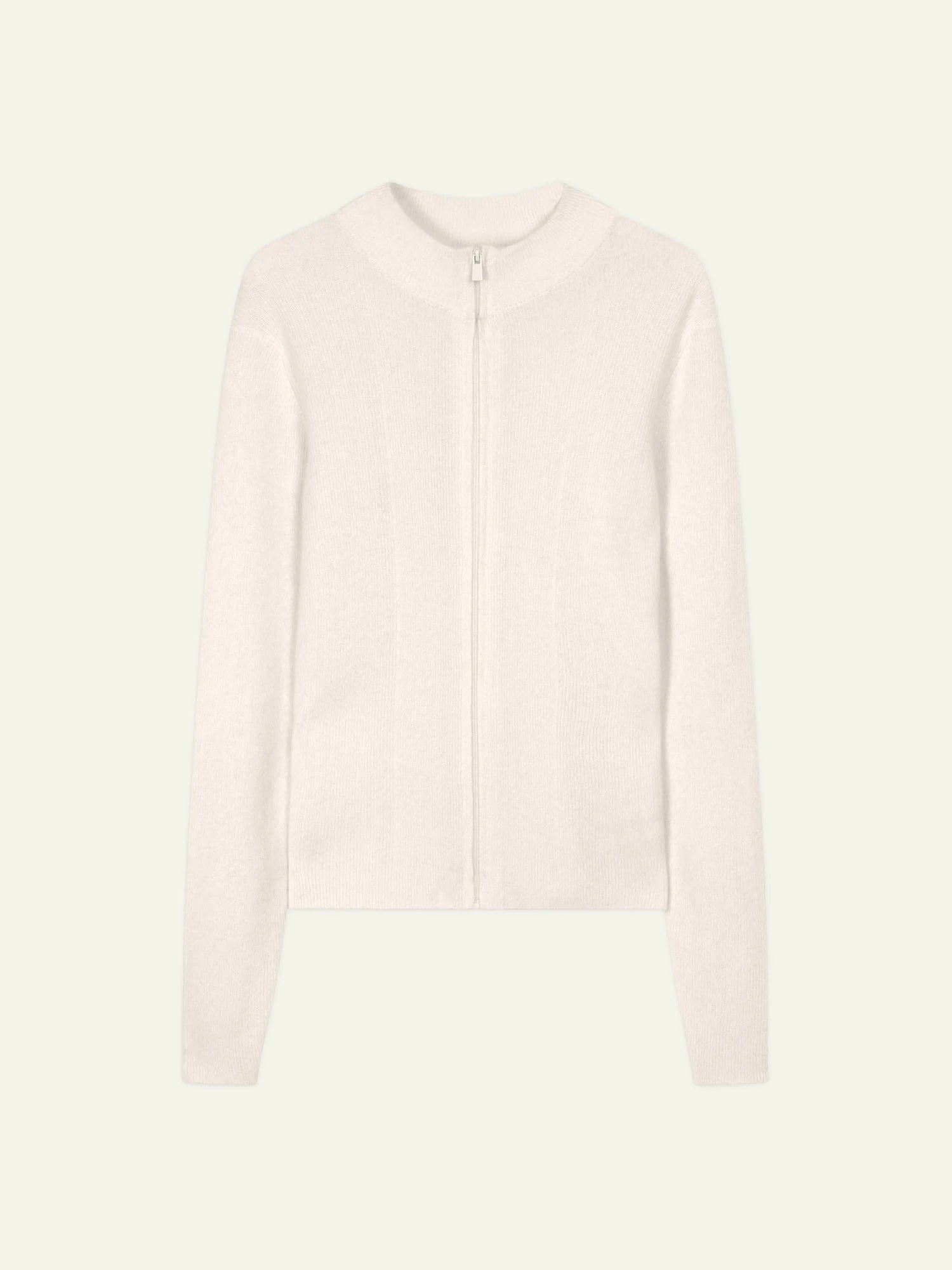 ALBERTE gilet zippé col montant neige