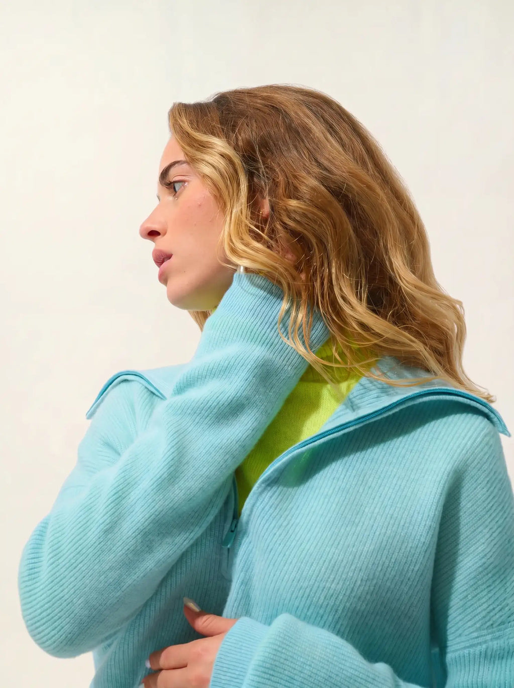 KARMA pullover dockermütze aqua