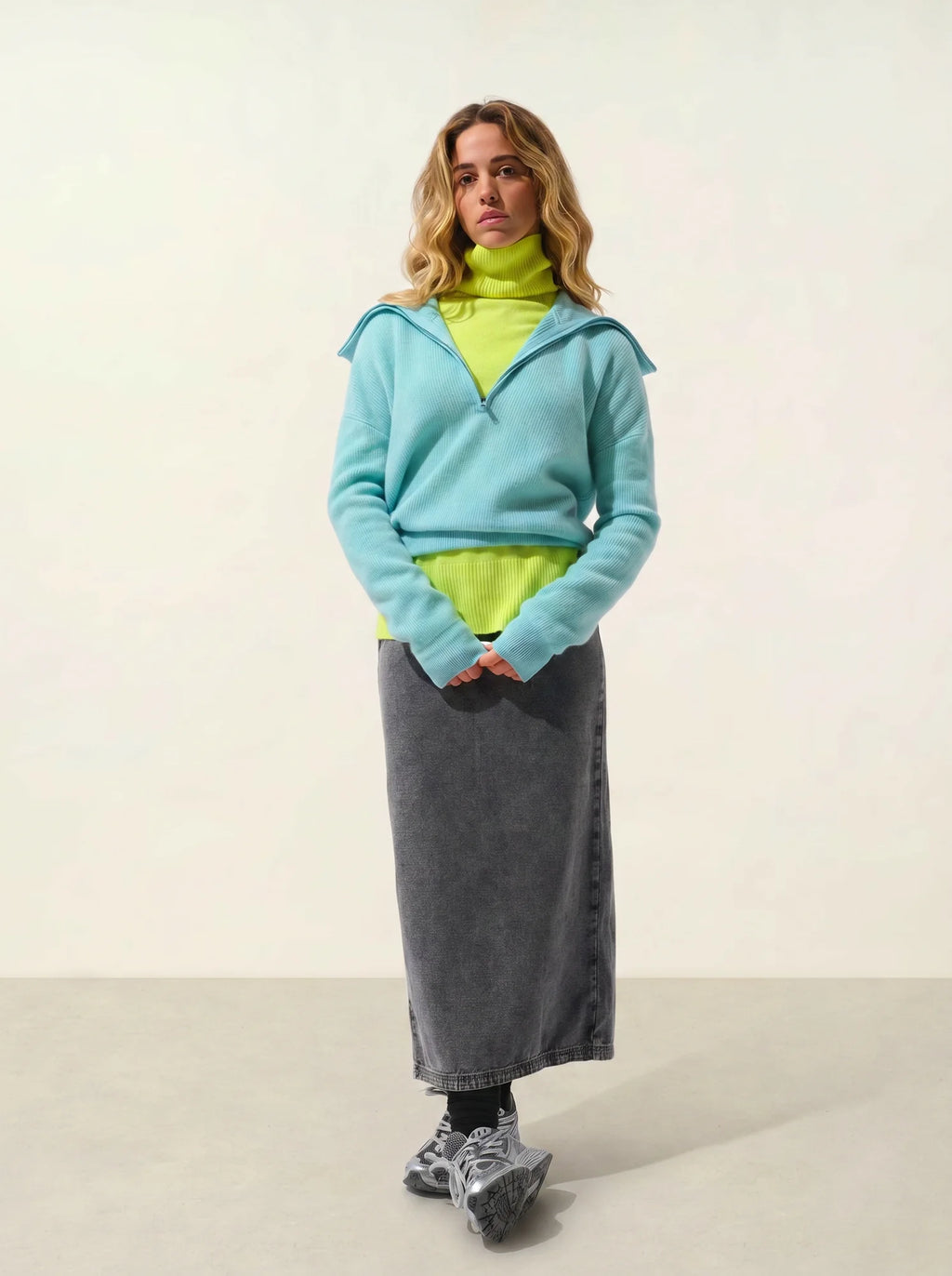 KARMA pullover dockermütze aqua