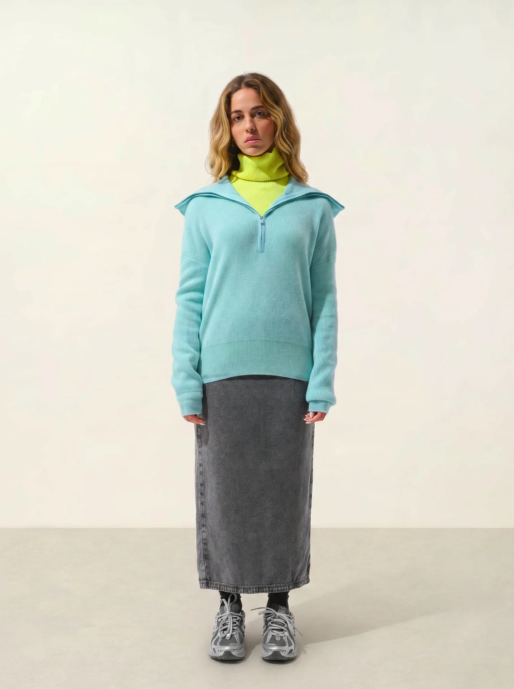 KARMA pullover dockermütze aqua