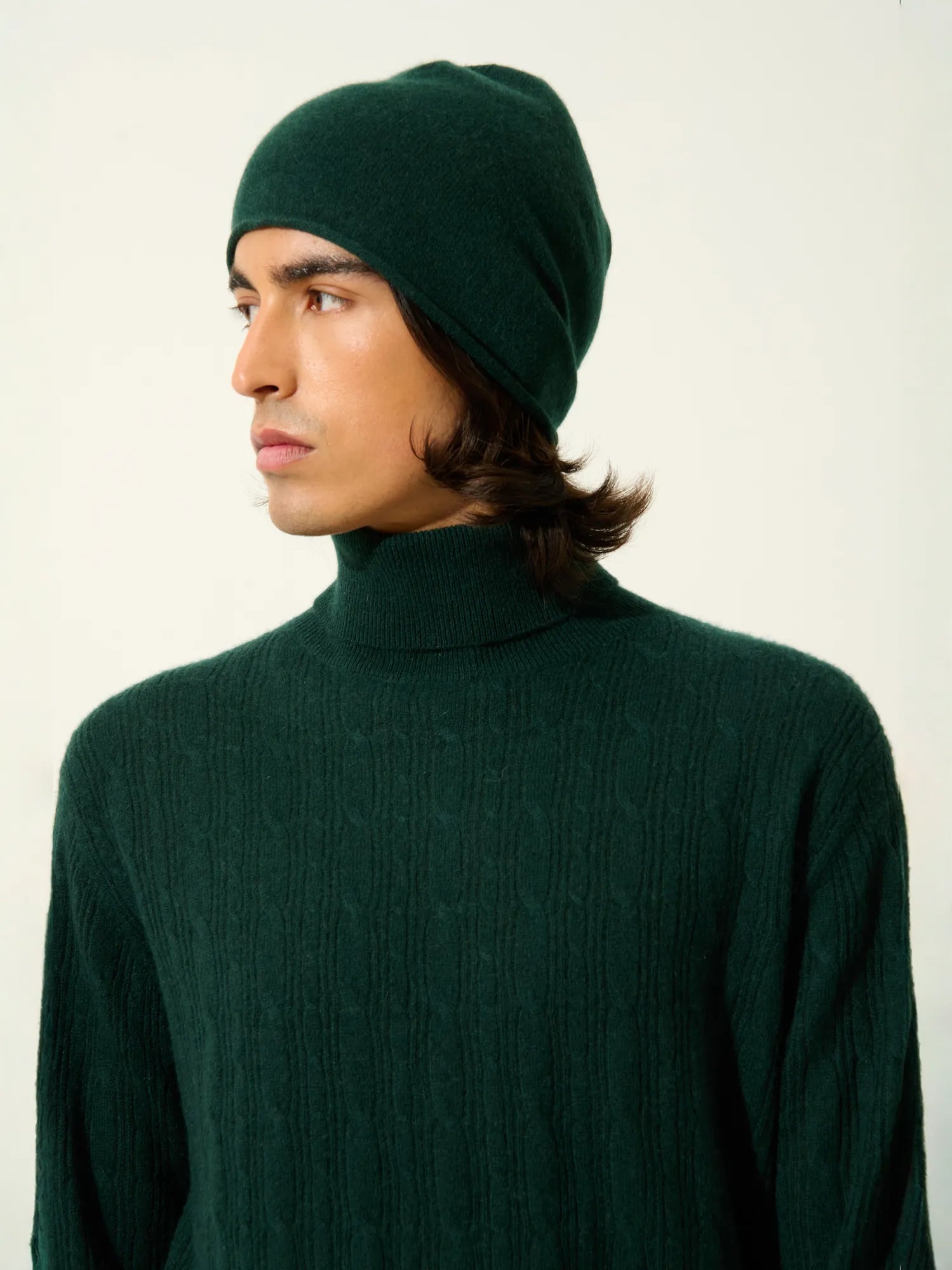 KONA pullover rollkragen zypresse