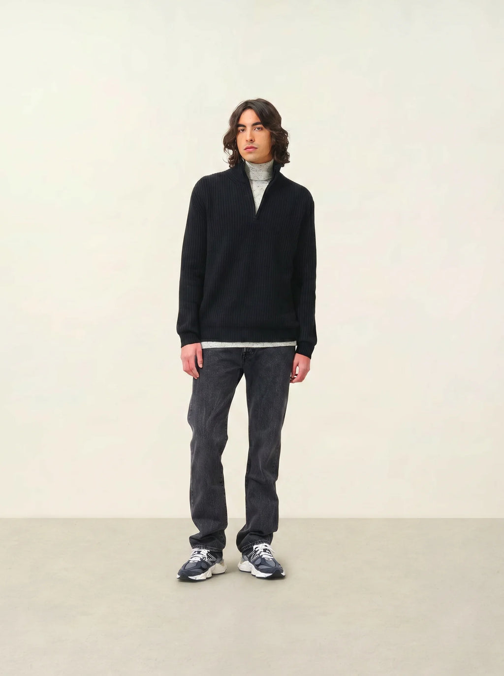 LHAMU pullover dockermütze 6-fädig schwarz