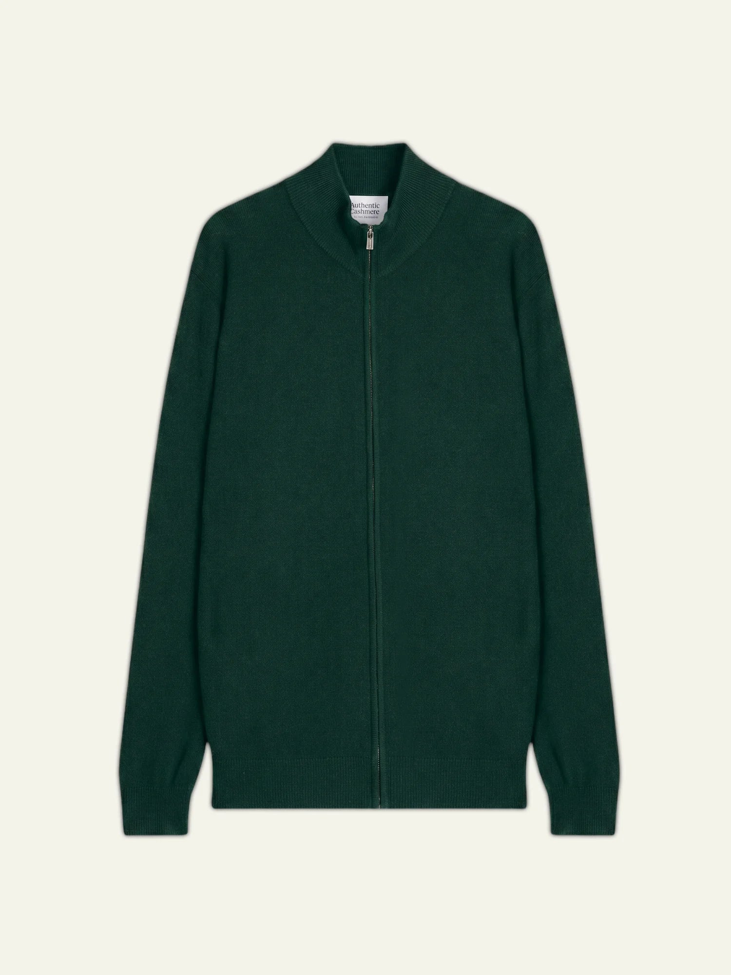 ALBARON gilet zippé col montant cyprès