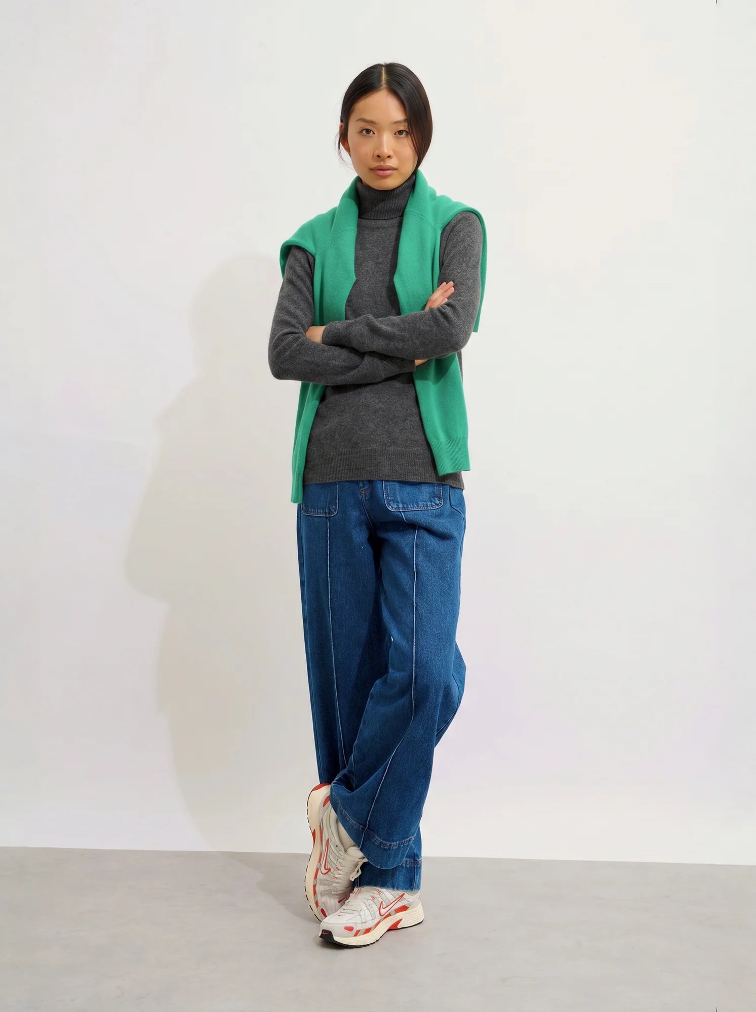 SUZIE pullover rollkragen anthrazit meliert