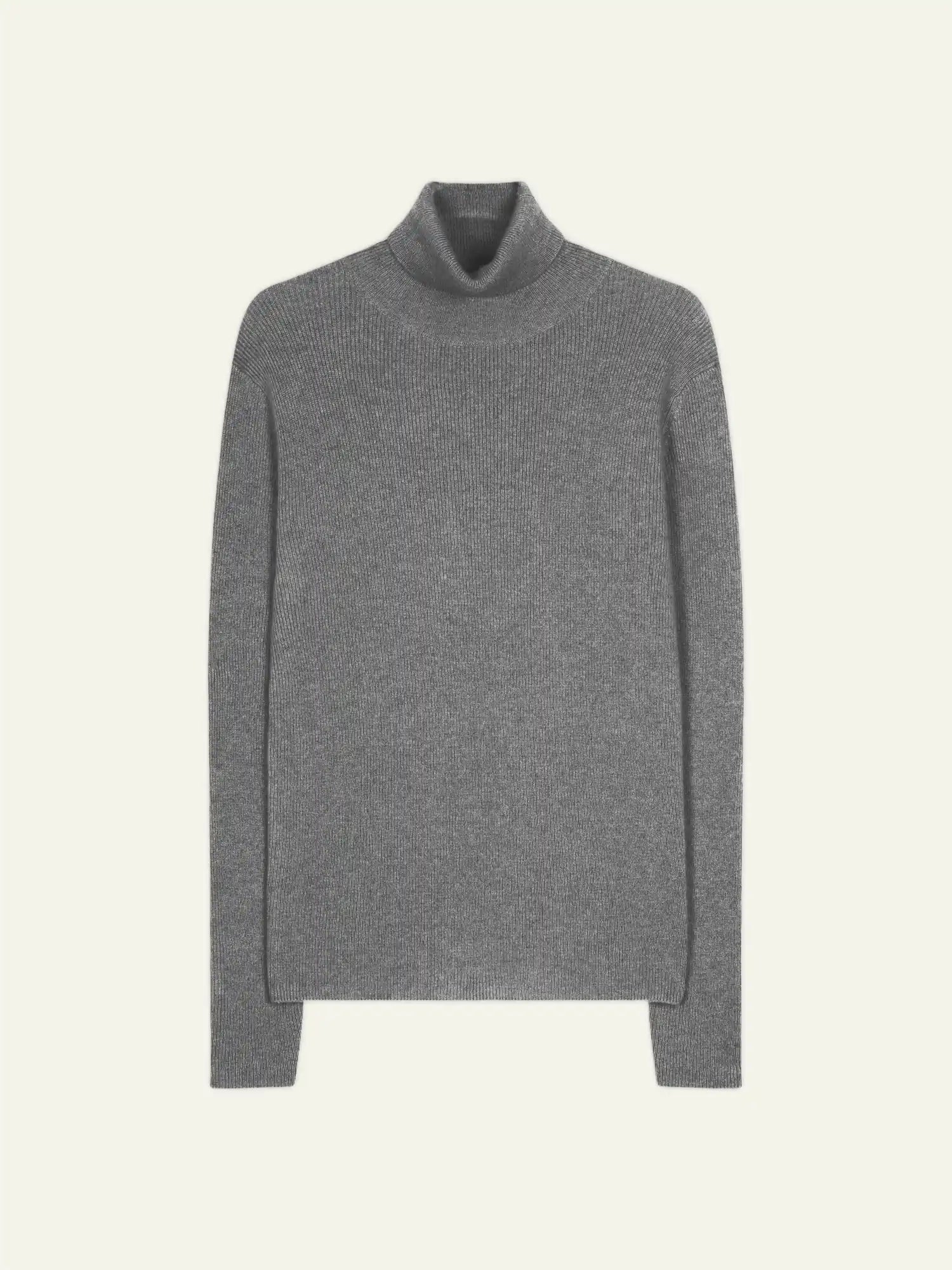 SUZIE pullover rollkragen flanelle meliert