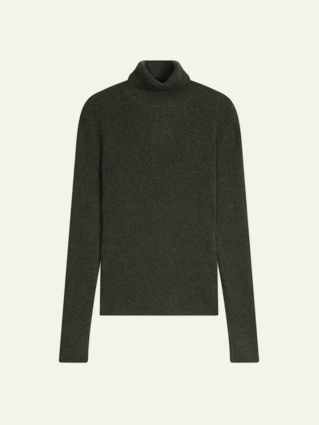 SUZIE pullover rollkragen khaki meliert