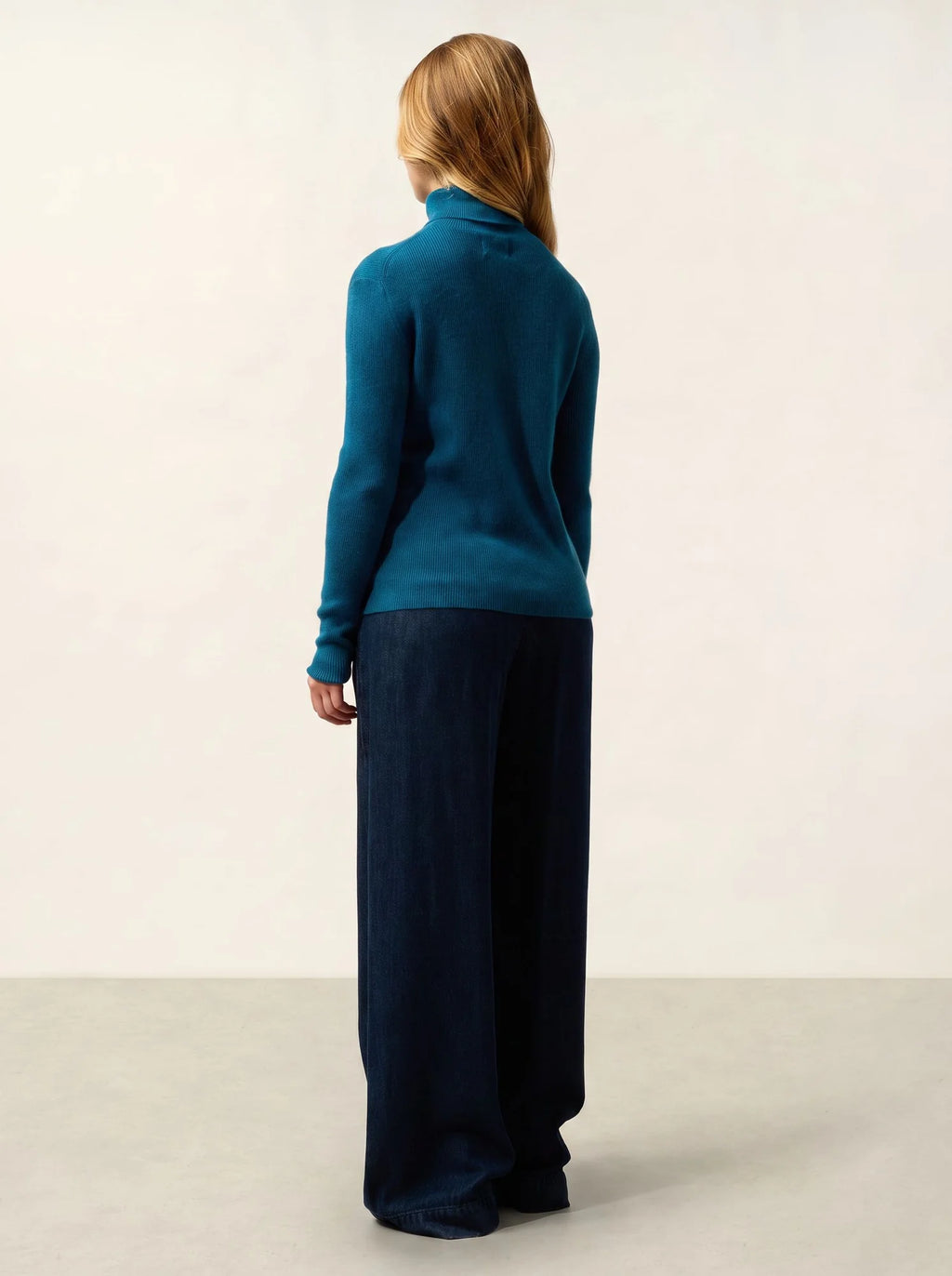 SUZIE sweater turtleneck peacock