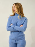 SUZIE pullover rollkragen himmelblau