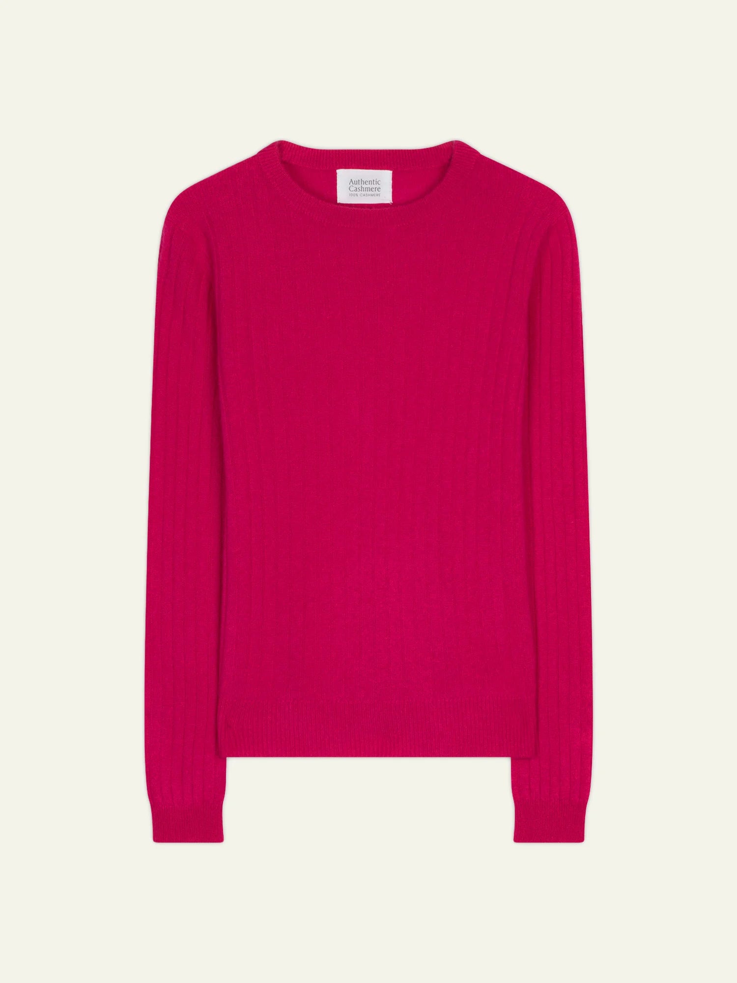 BELLA Sweater Crew Neck Fuchsia