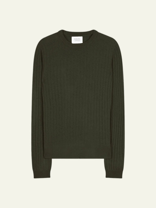 BELLA sweater crew neck khaki