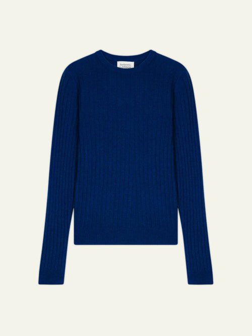 BELLA sweater crew neck ultramarine