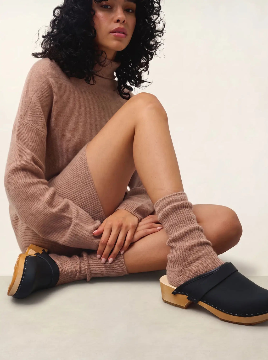 CHEWILA Socks 4 Ply Heather Camel