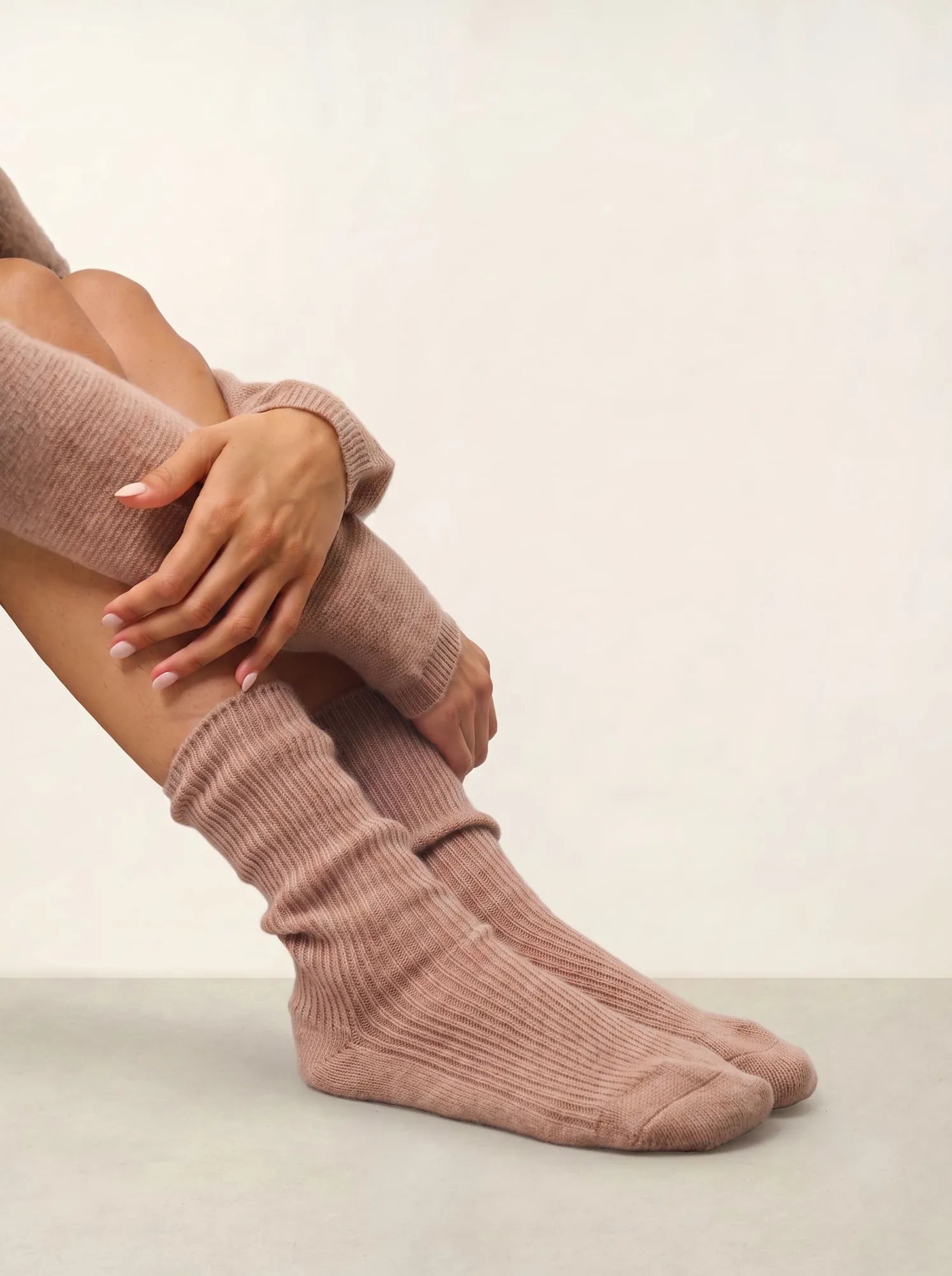 CHEWILA socken 4-fädig camel meliert