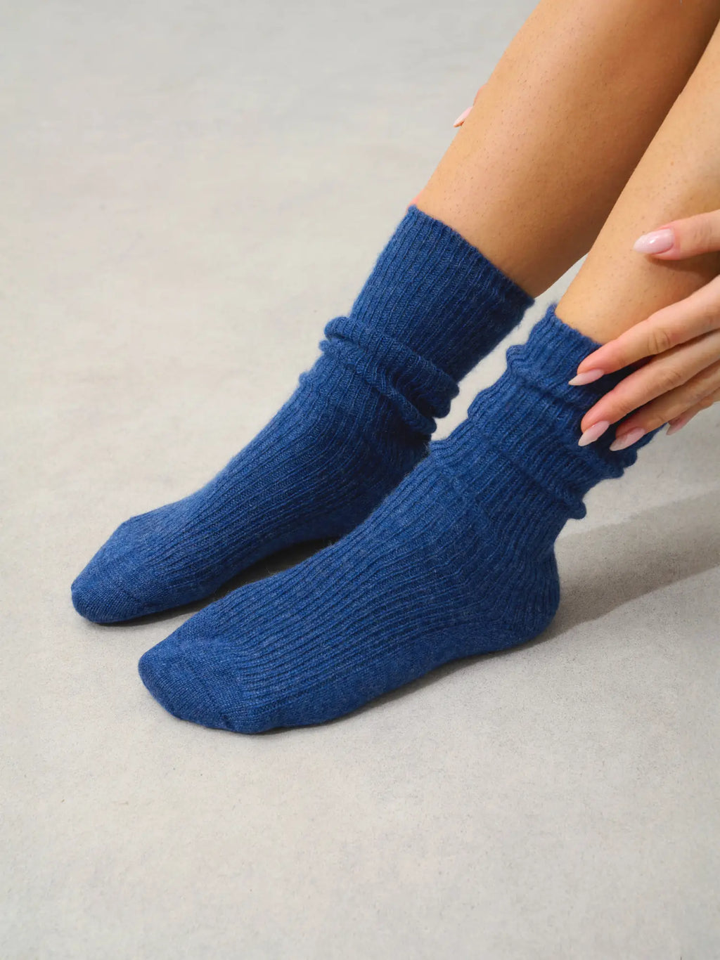 CHEWILA Socks 4 Ply Heather Ocean