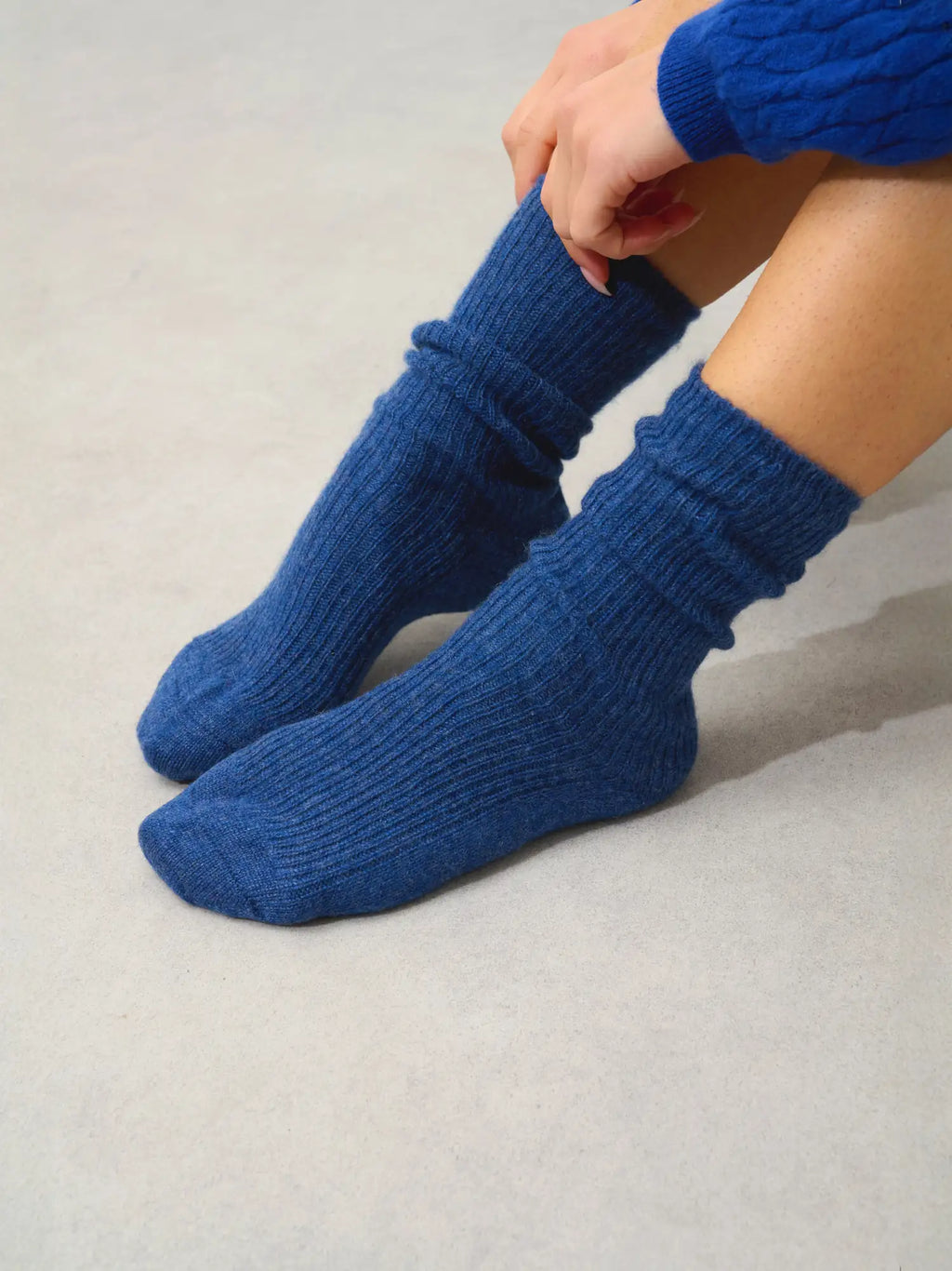 CHEWILA Socks 4 Ply Heather Ocean