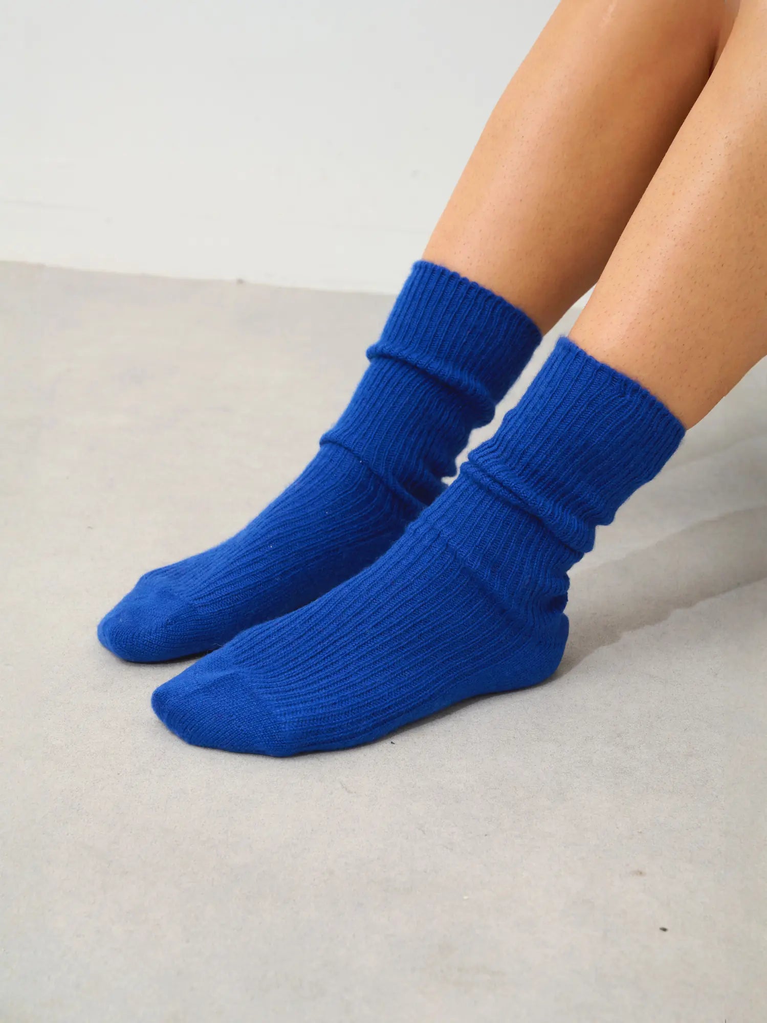 CHEWILA Chaussettes 4 Fils Outremer