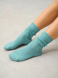 CHEWILA chaussettes 4 fils vert chiné