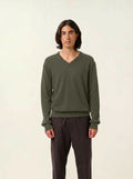 AGEL pullover v-ausschnitt khaki