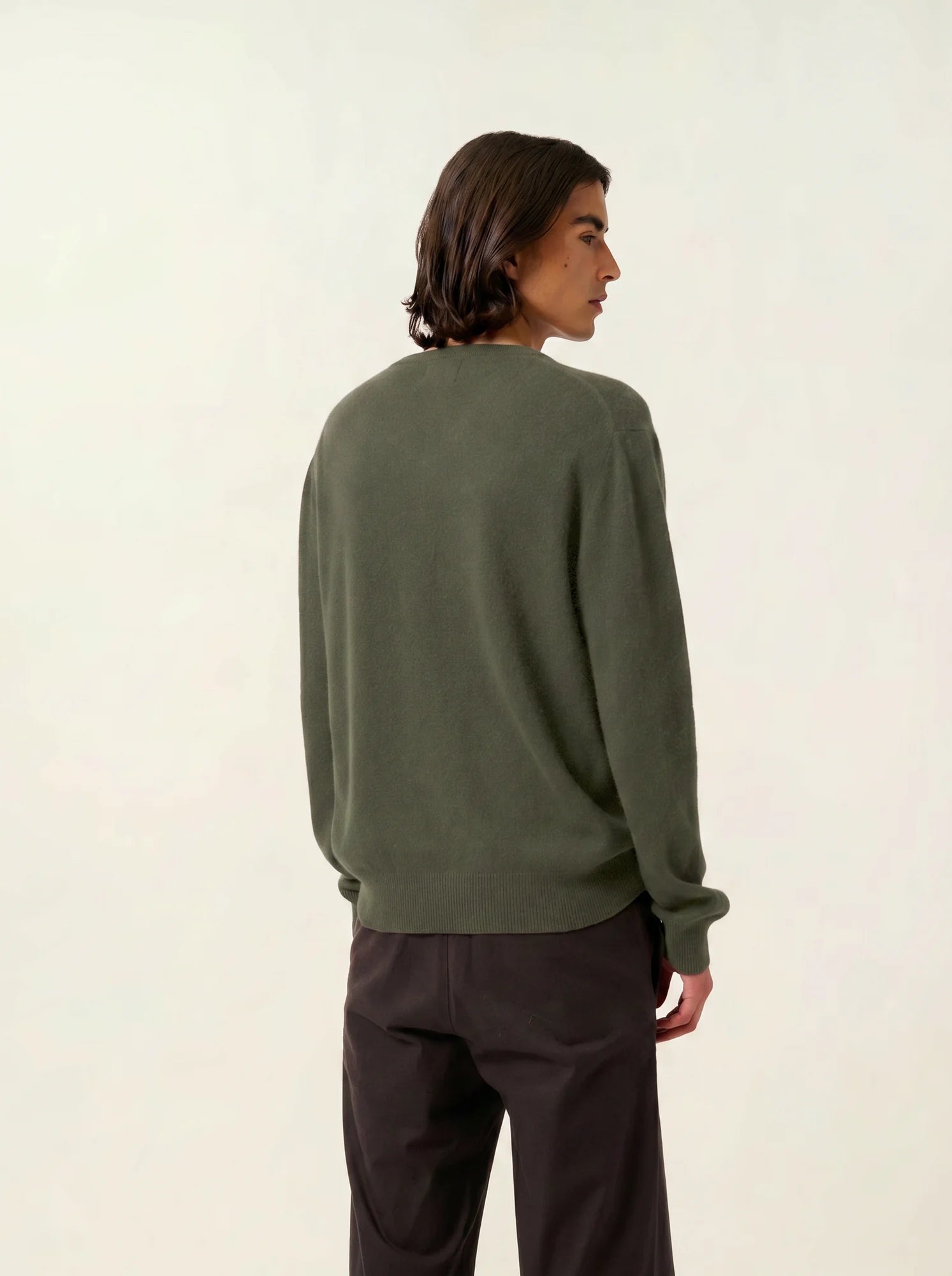 AGEL pullover v-ausschnitt khaki