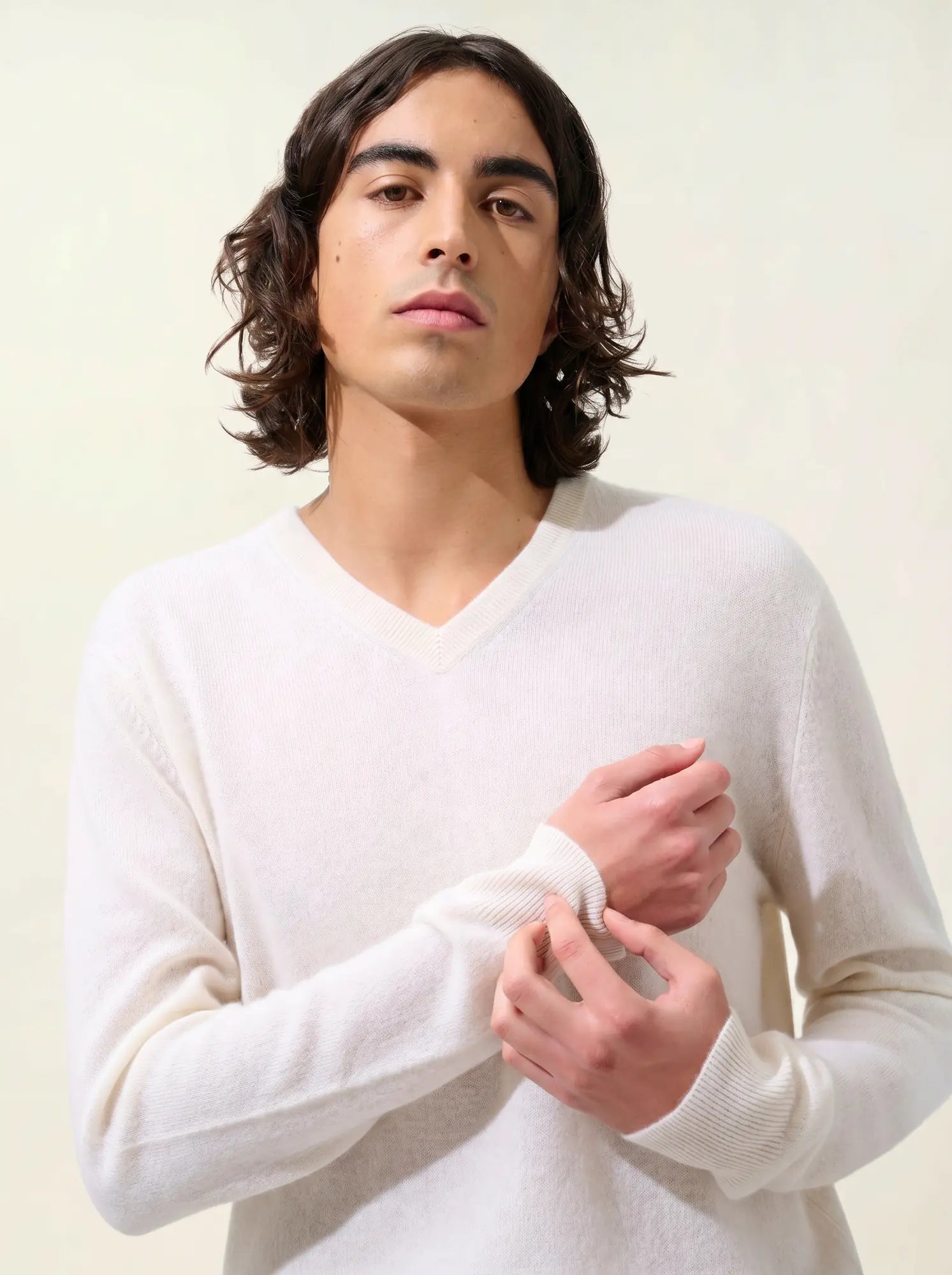 AGEL pull col V neige