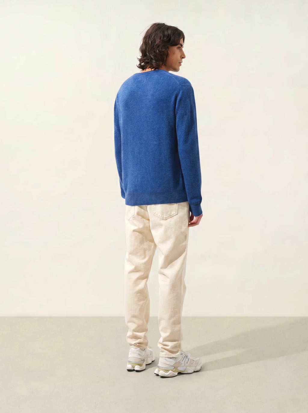 AGEL pullover v-ausschnitt océan meliert