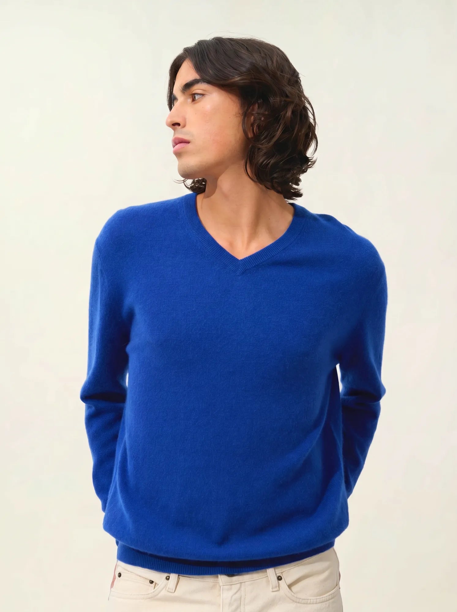 AGEL pull col V outremer