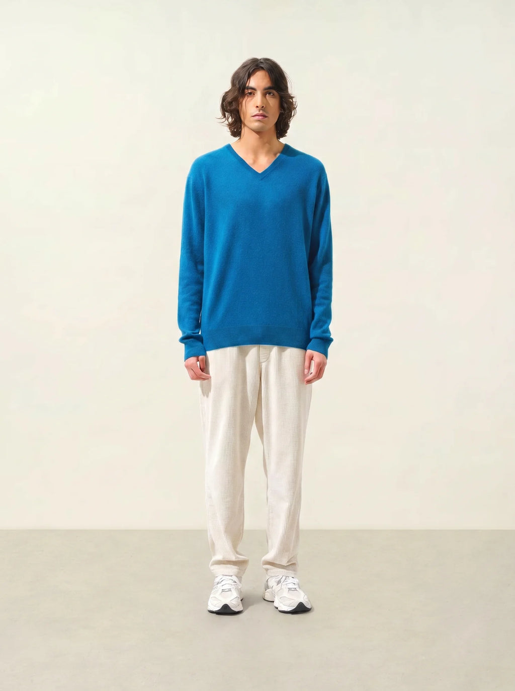 AGEL pullover v-ausschnitt pfau